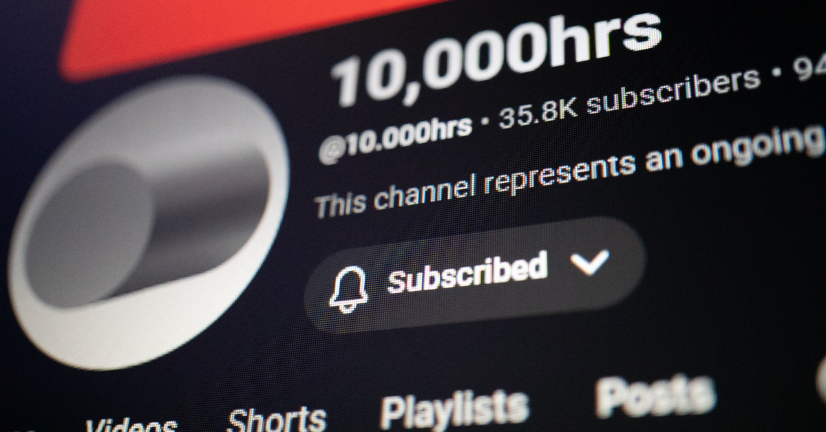 10,000hrs – eine Reihe auf YouTube